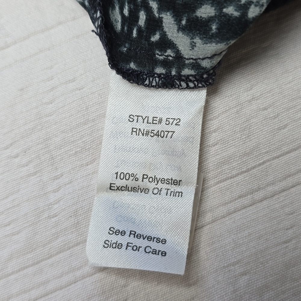 CAbi Sheer Chiffon Python Print Pullover Women's S - image 4